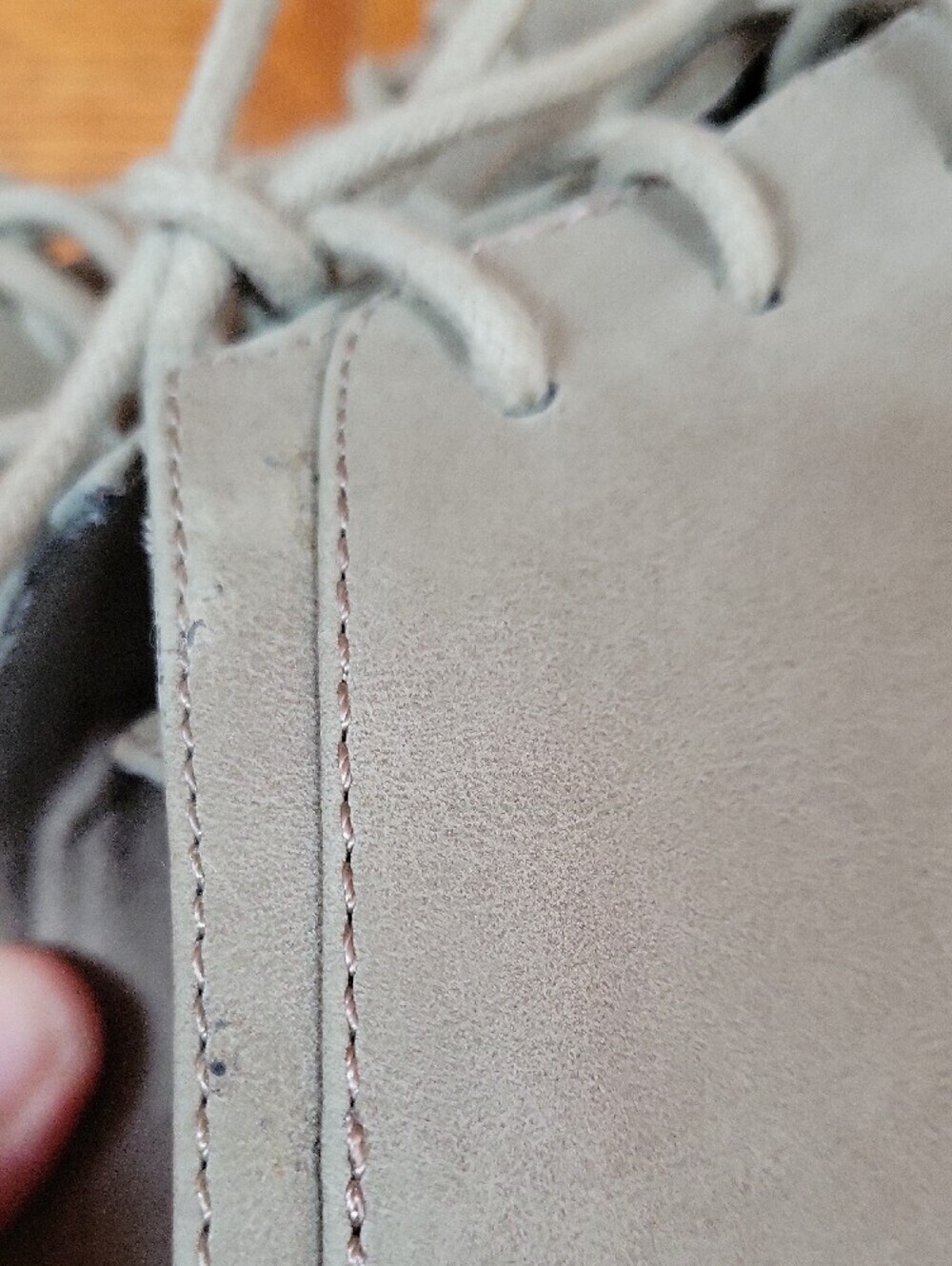 Rocket Dog Taupe Lace Up Ankle Booties Chunky Stacked Heel Size 11 - Picture 8 of 12